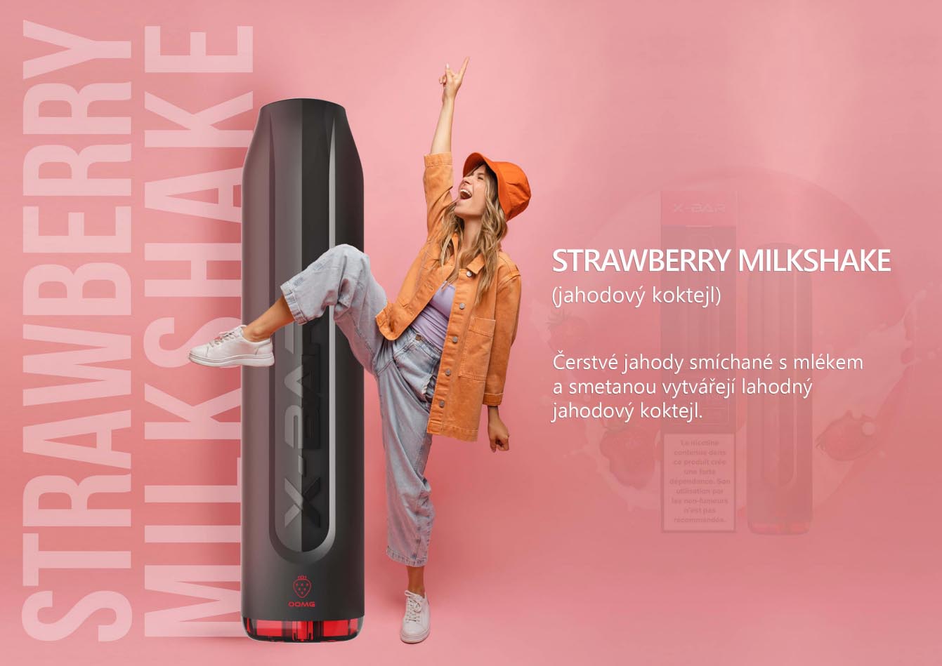 X-BAR Strawberry Milkshake